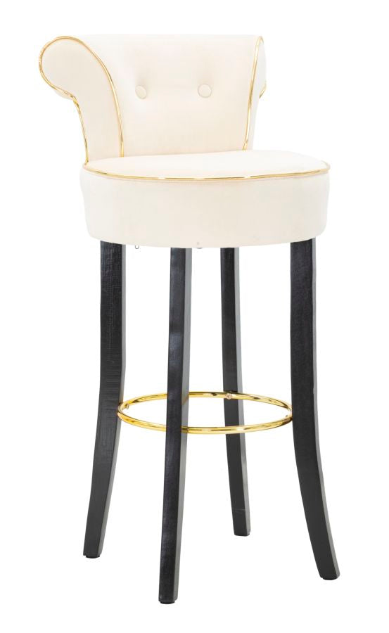Barkruk Luxy Cream 96x46x48 cm