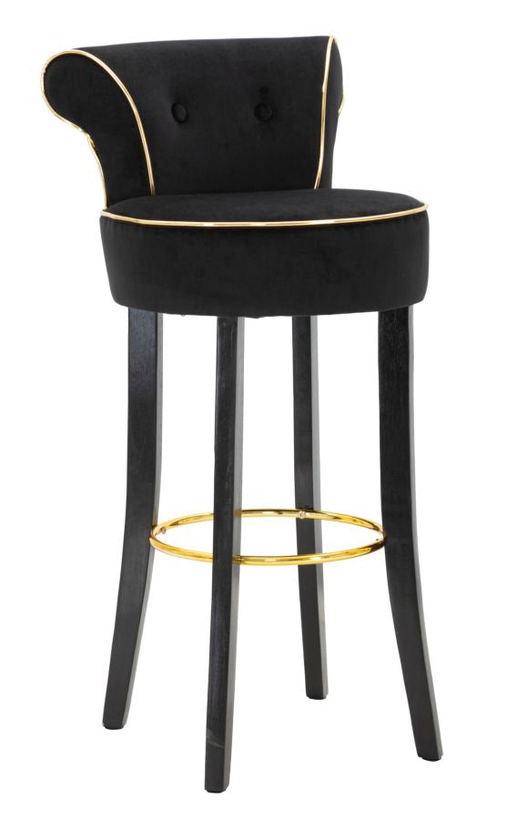 Barkruk Luxy Zwart 96x46x48 cm