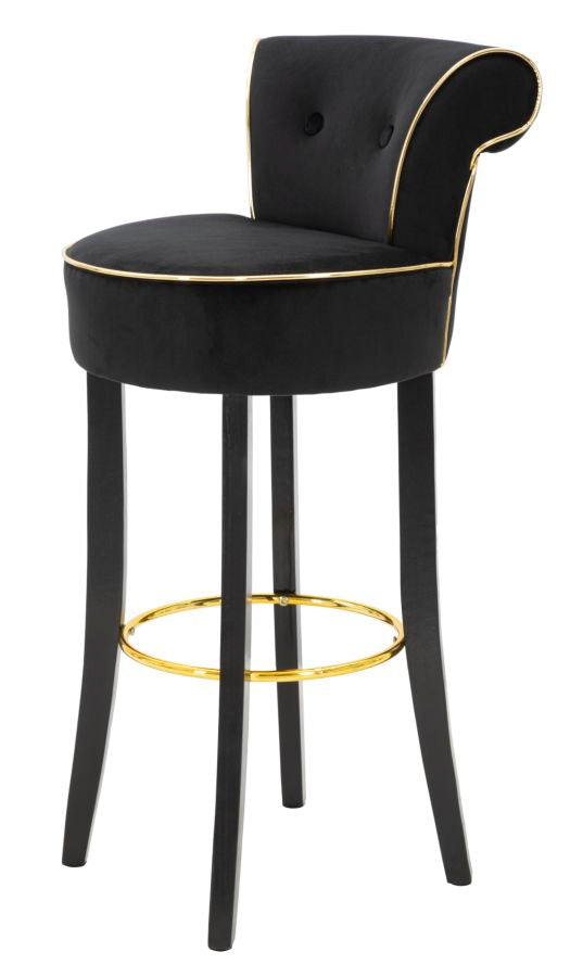 Barkruk Luxy Zwart 96x46x48 cm