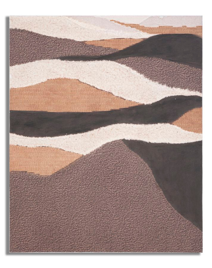 Handgemaakte Wandschildering Darky Boho Chic 100x80x3.7 cm