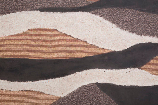Handgemaakte Wandschildering Darky Boho Chic 100x80x3.7 cm