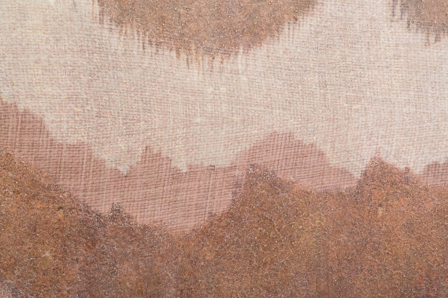 Handgeschilderd Wandschilderij Browny Boho Chic 100x80x3.7 cm