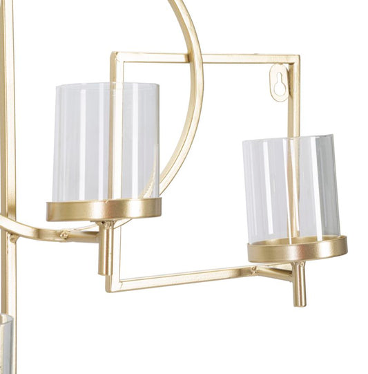 Wandkaarsenhouder Marie GLAM 36x70x8.5 cm