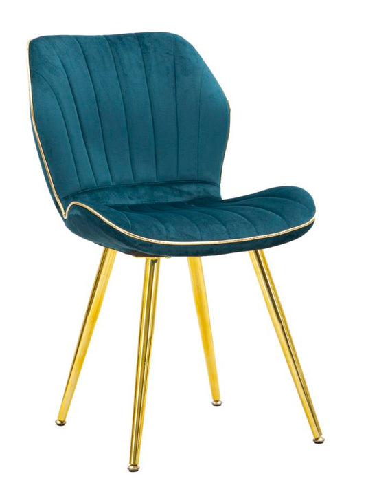 Paris Chair Space Tail Stoel Glam Set 2 Stuks 77x46x58 cm