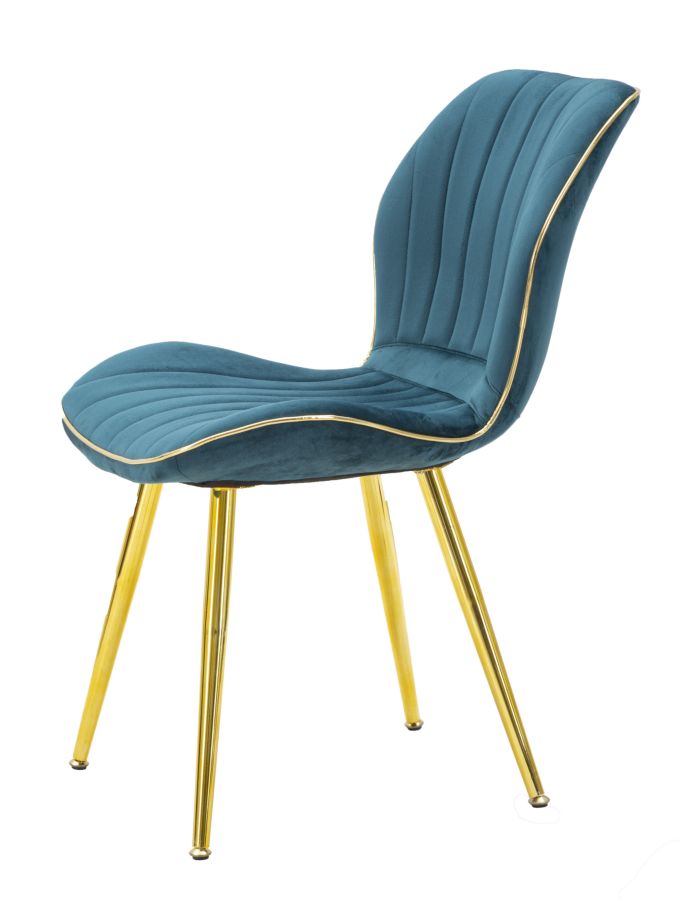 Paris Chair Space Tail Stoel Glam Set 2 Stuks 77x46x58 cm