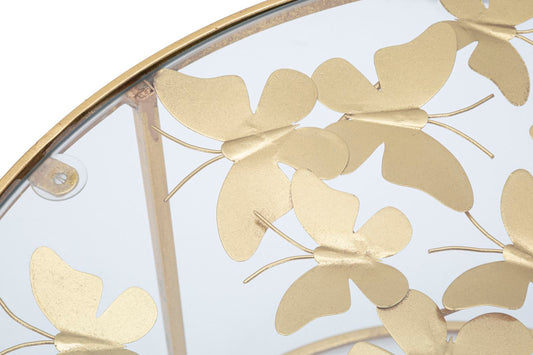 Salontafel Vlinders Goud 40.5x60x60 cm