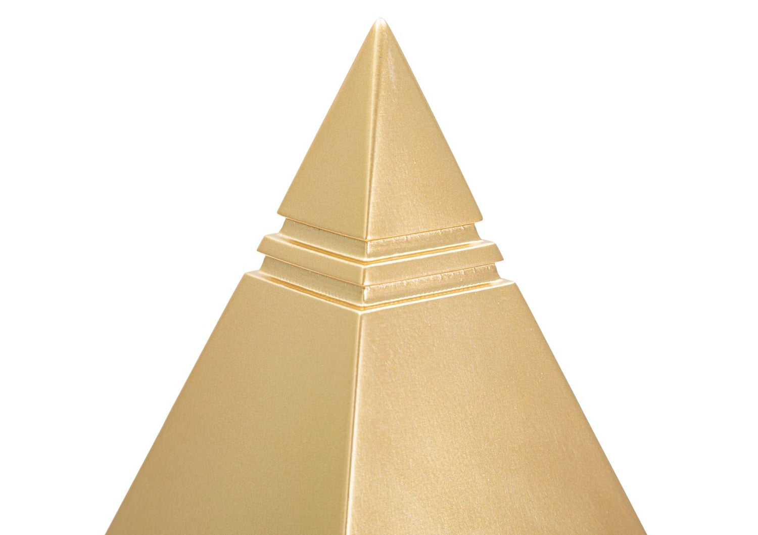 Piramide Decoratie Gold Glam 15.5x11.5x11.5 cm