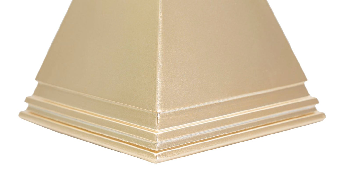 Piramide Decoratie Gold Glam 15.5x11.5x11.5 cm