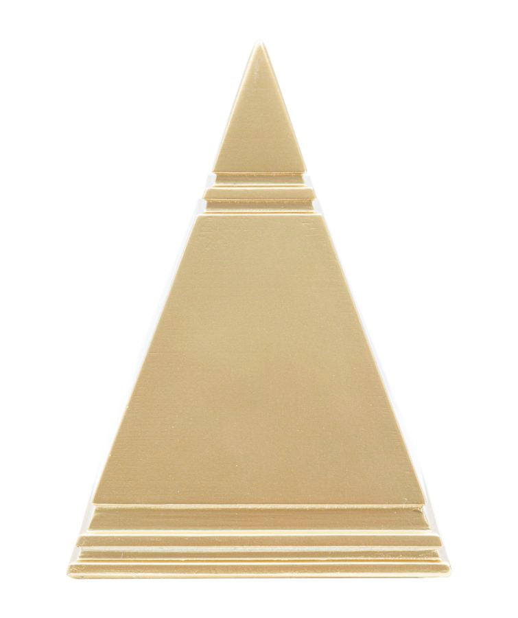 Piramide Decoratie Gold Glam 15.5x11.5x11.5 cm