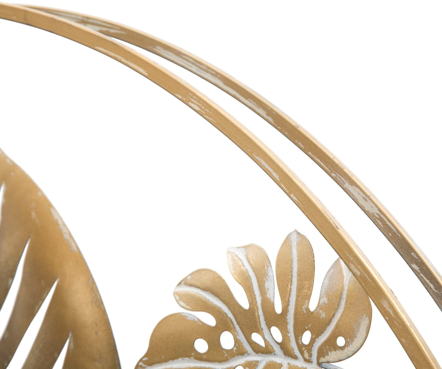Wandpaneel Jungle Round Goud 80x80x6.5 cm