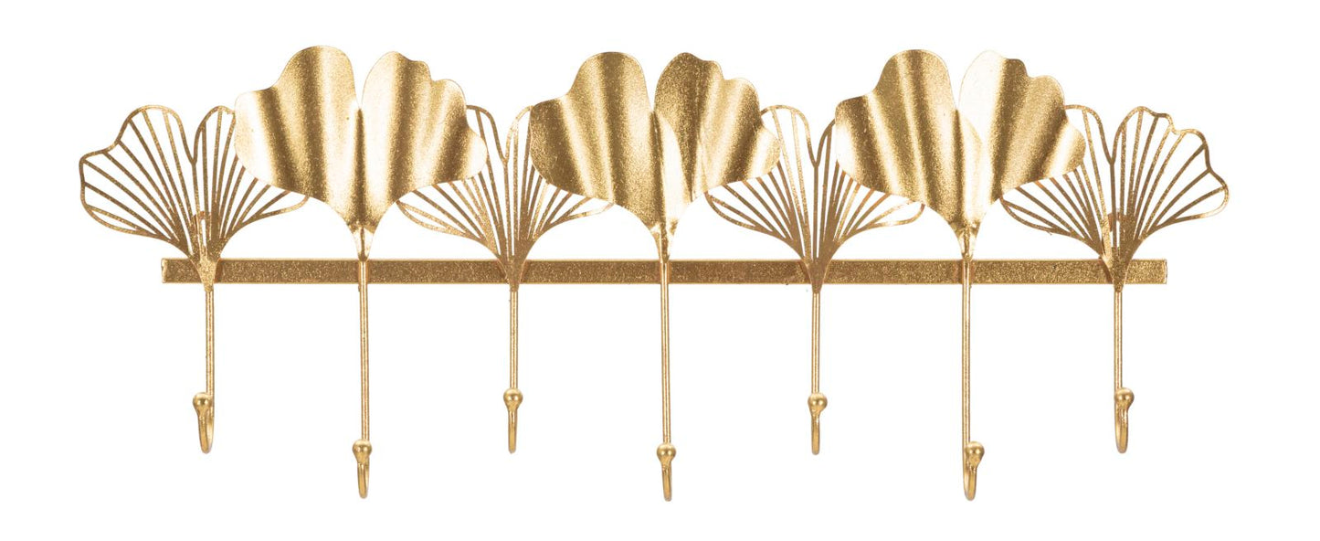 Wandhaak 7 Bladeren Glam 26.3x66.2x6 cm