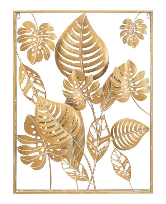 Wandpaneel Jungle Glam Goud 80x60x6.5 cm