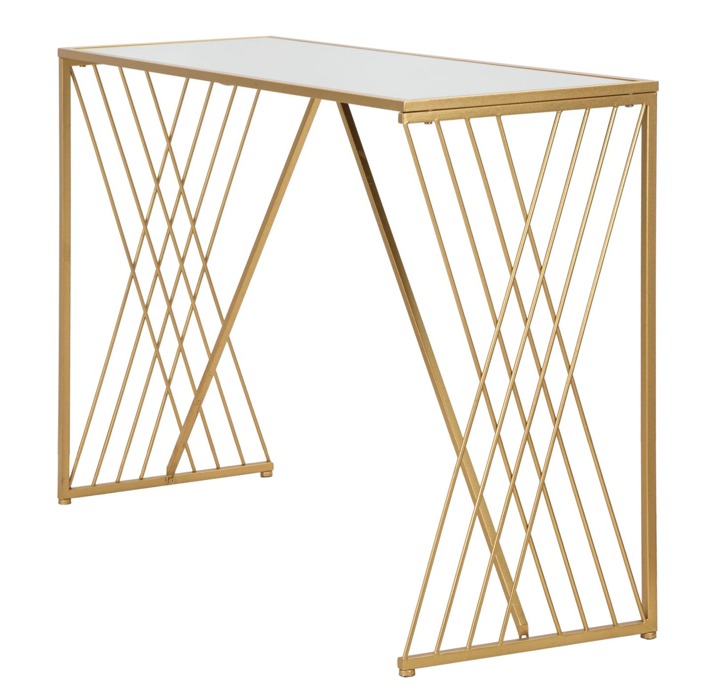 Console Glam Met Spiegelboven 80x120x40 cm