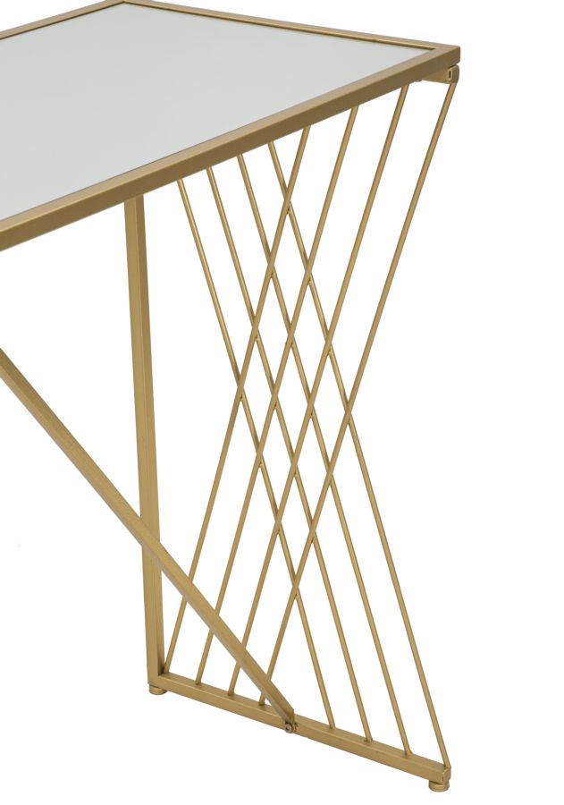 Console Glam Met Spiegelboven 80x120x40 cm