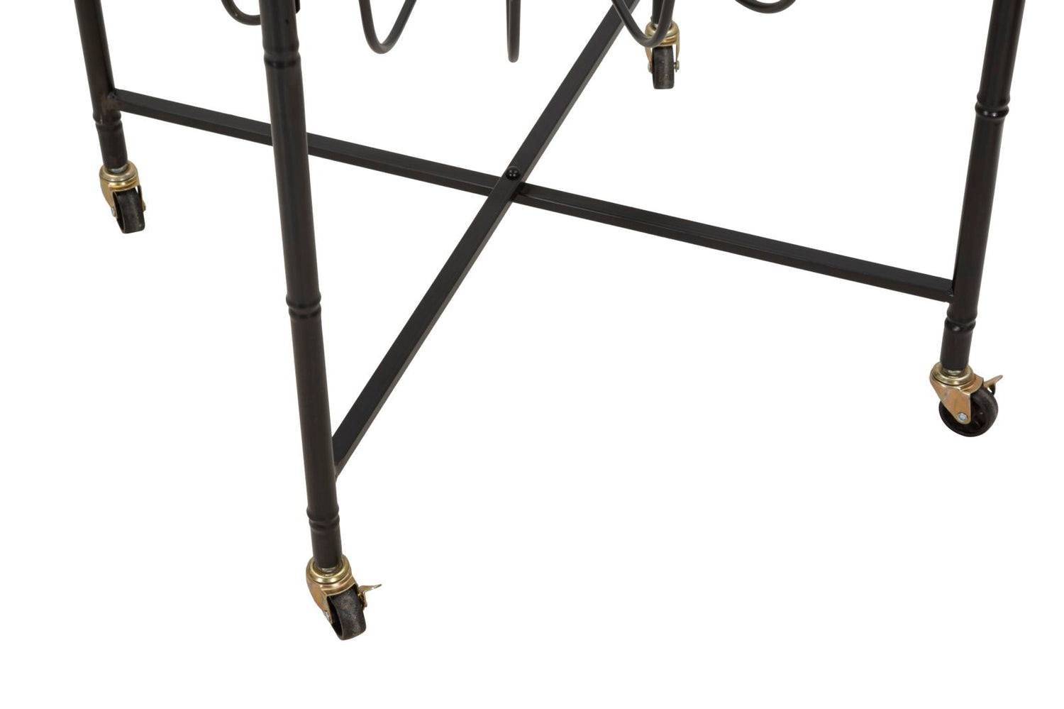 Salontafel Cebu Met Glas En Rattan 70.5x57x65 cm