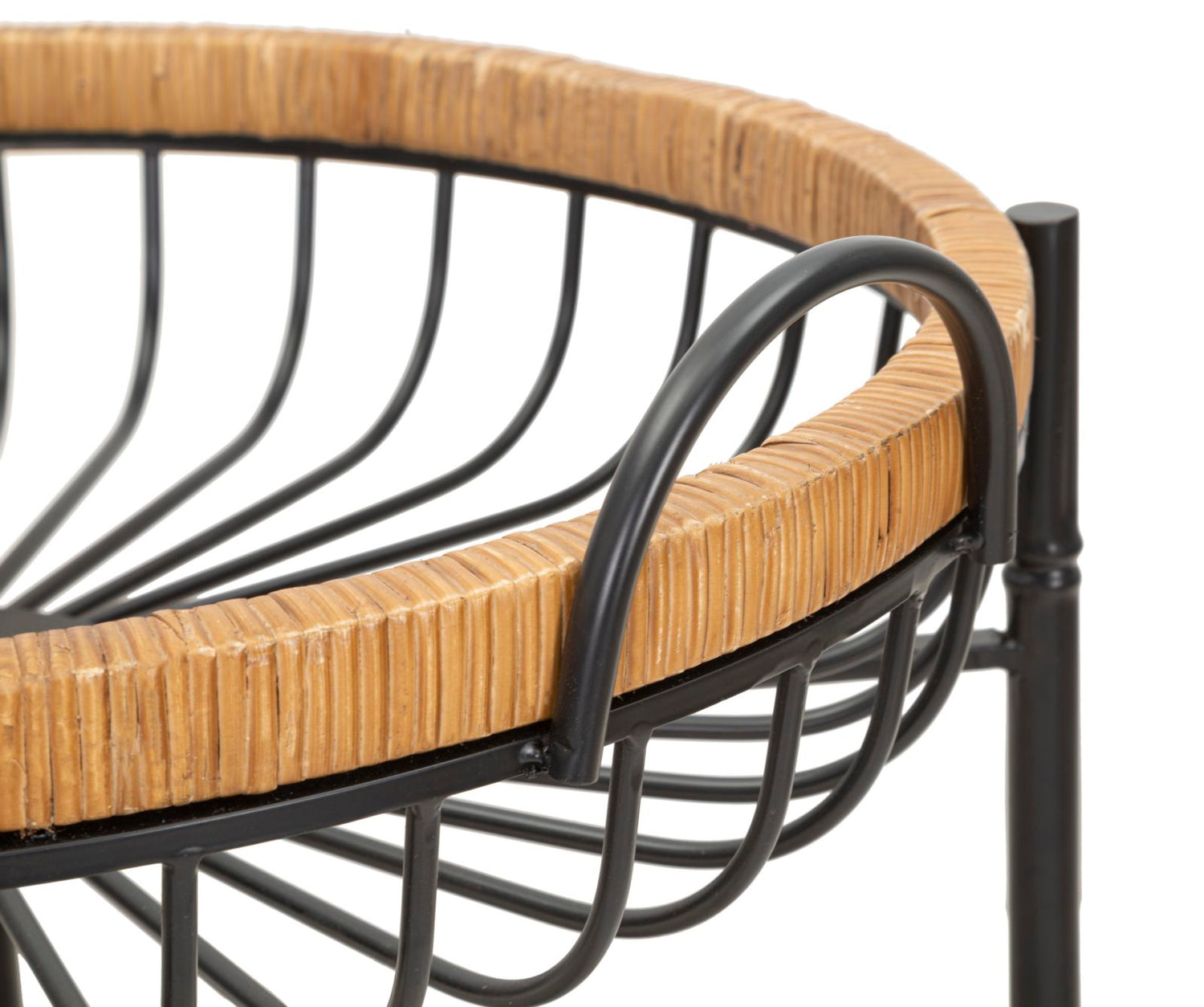 Trolley Double Cebu Rattan 62.5x57x55.5 cm