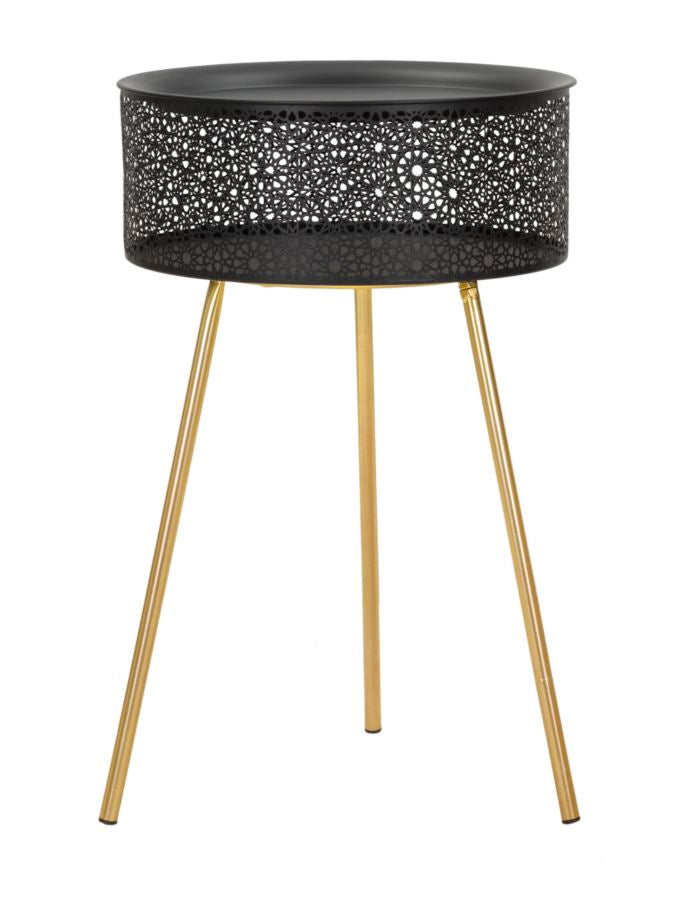 Ronde Tafel Blacky Glam 65x40x40 cm