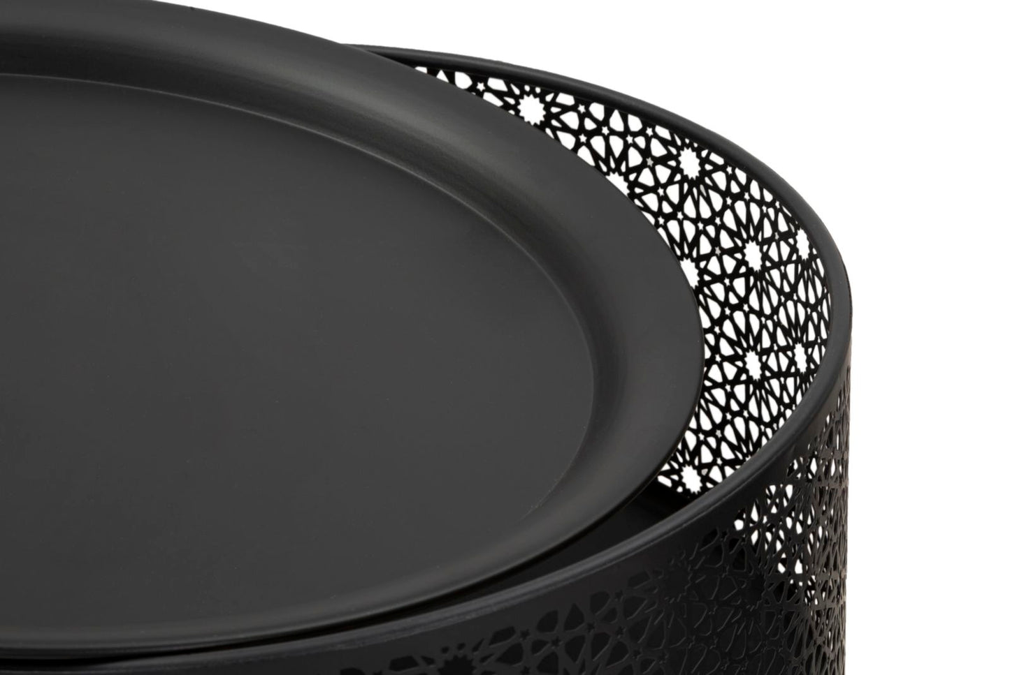 Ronde Tafel Blacky Glam 65x40x40 cm
