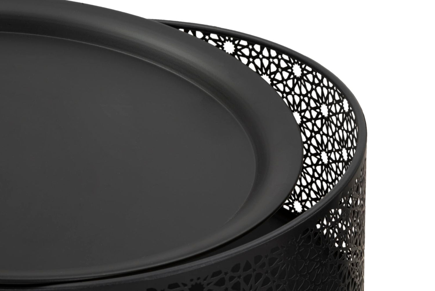 Ronde Tafel Blacky Glam 65x40x40 cm