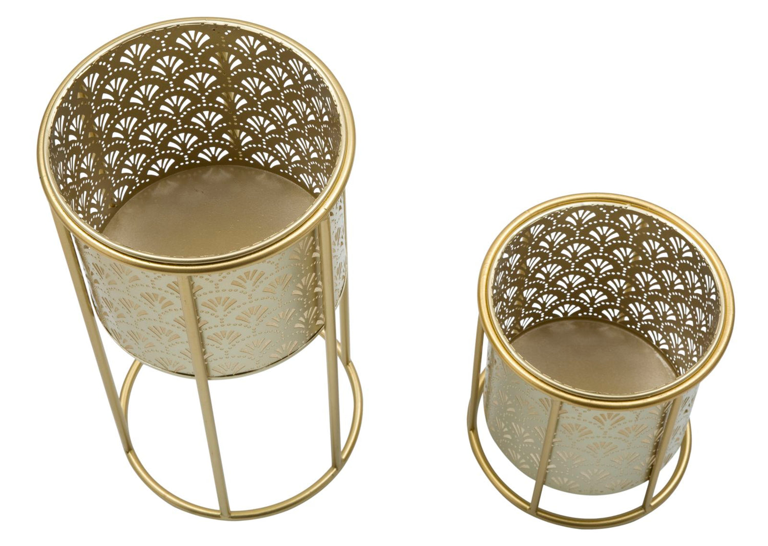 Vaashouder Golvy Set 2 Stuks - Goud