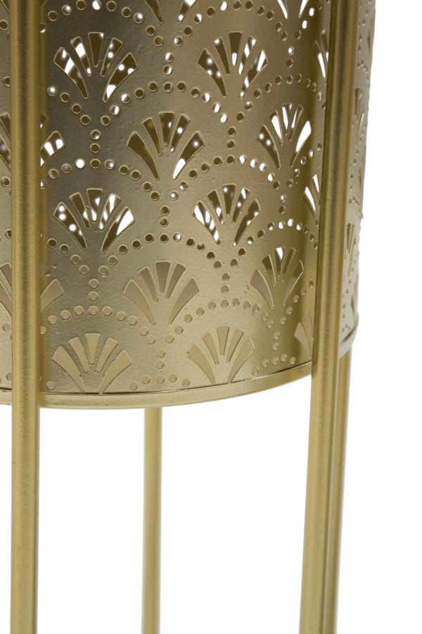 Vaashouder Golvy Set 2 Stuks - Goud