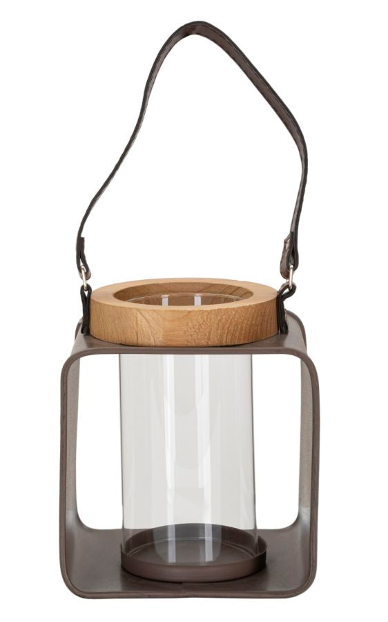 Glazen Lantaarn Boho Chic 18.5x16x13 cm