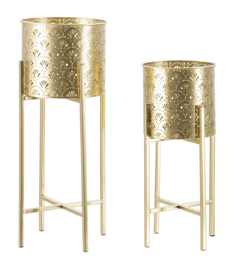 Vazenhouder Golvy Set 2 Stuks - Goud