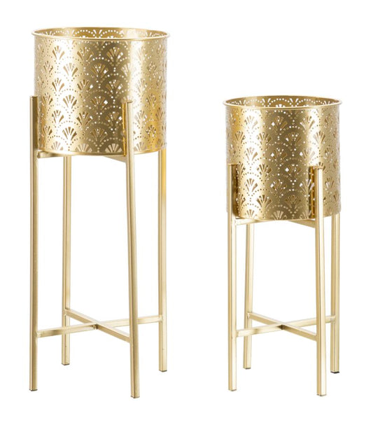 Vazenhouder Golvy Set 2 Stuks - Goud