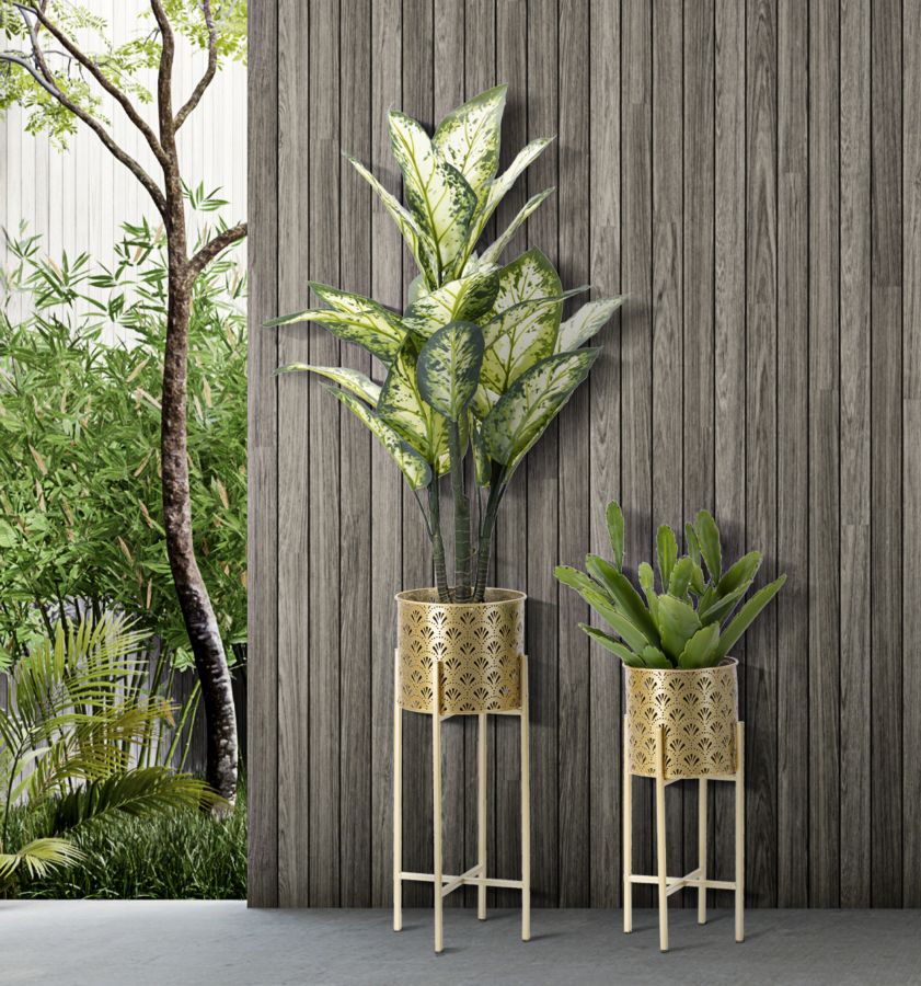 Vazenhouder Golvy Set 2 Stuks - Goud