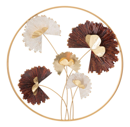 Wanddecoratie Reddy Rond Glam 61x61x5.7 cm