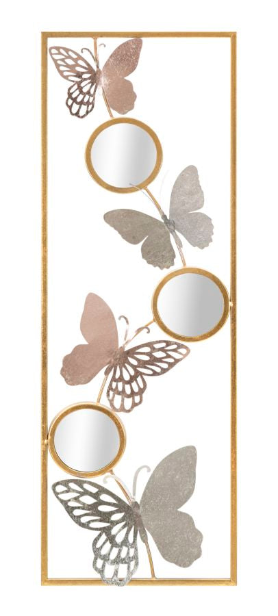 Wanddecoratie Butterfly Glam 90x31x2 cm