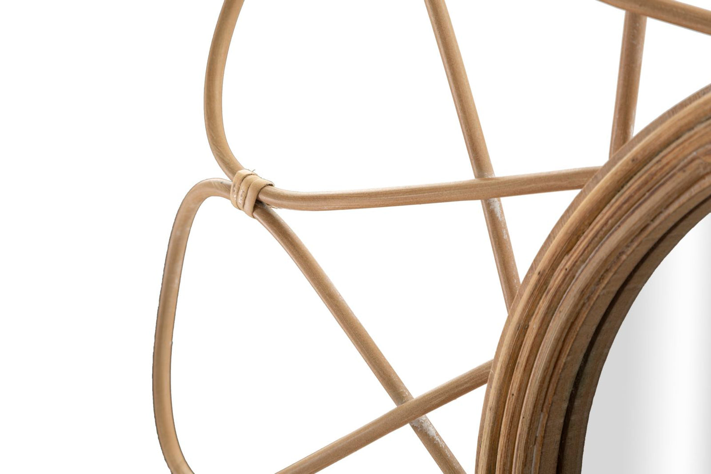 Wandspiegel Almeria Boho Chic 65.5x65.5x3 cm