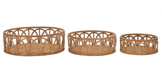 Rattan Schalen Set Fuji 3-delig
