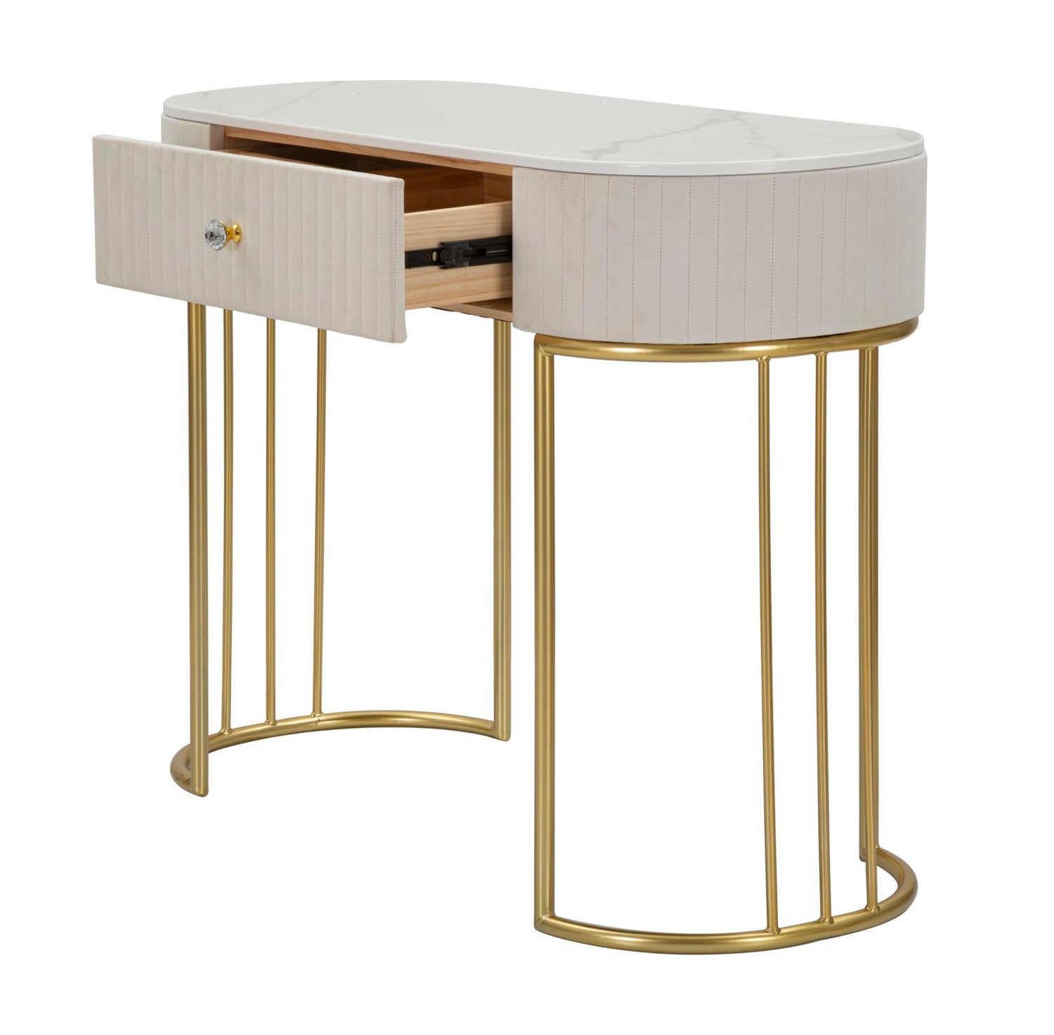 Console Montpellier Glam Crème 75x100x40 cm
