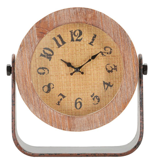 Ronde Tafelklok Boho Chic 24x23.5x7 cm