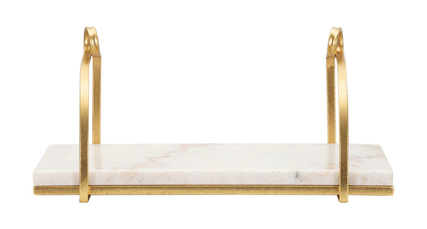 Wandplank Marmer Glam 18x40x16 cm