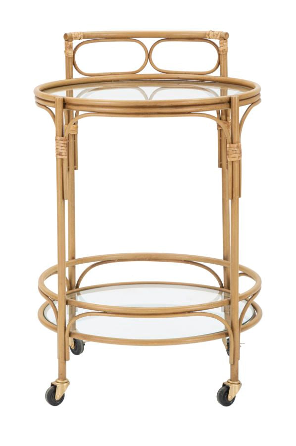 Trolley Panama Round Boho Chic 74x51x51 cm