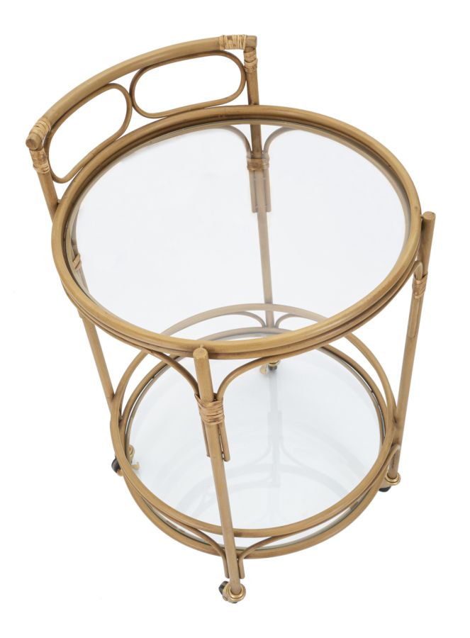 Trolley Panama Round Boho Chic 74x51x51 cm