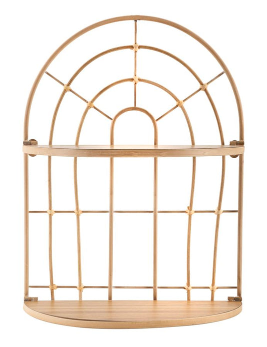 Dubbele Wandplank Arch Boho Chic 45.5x34.5x18 cm