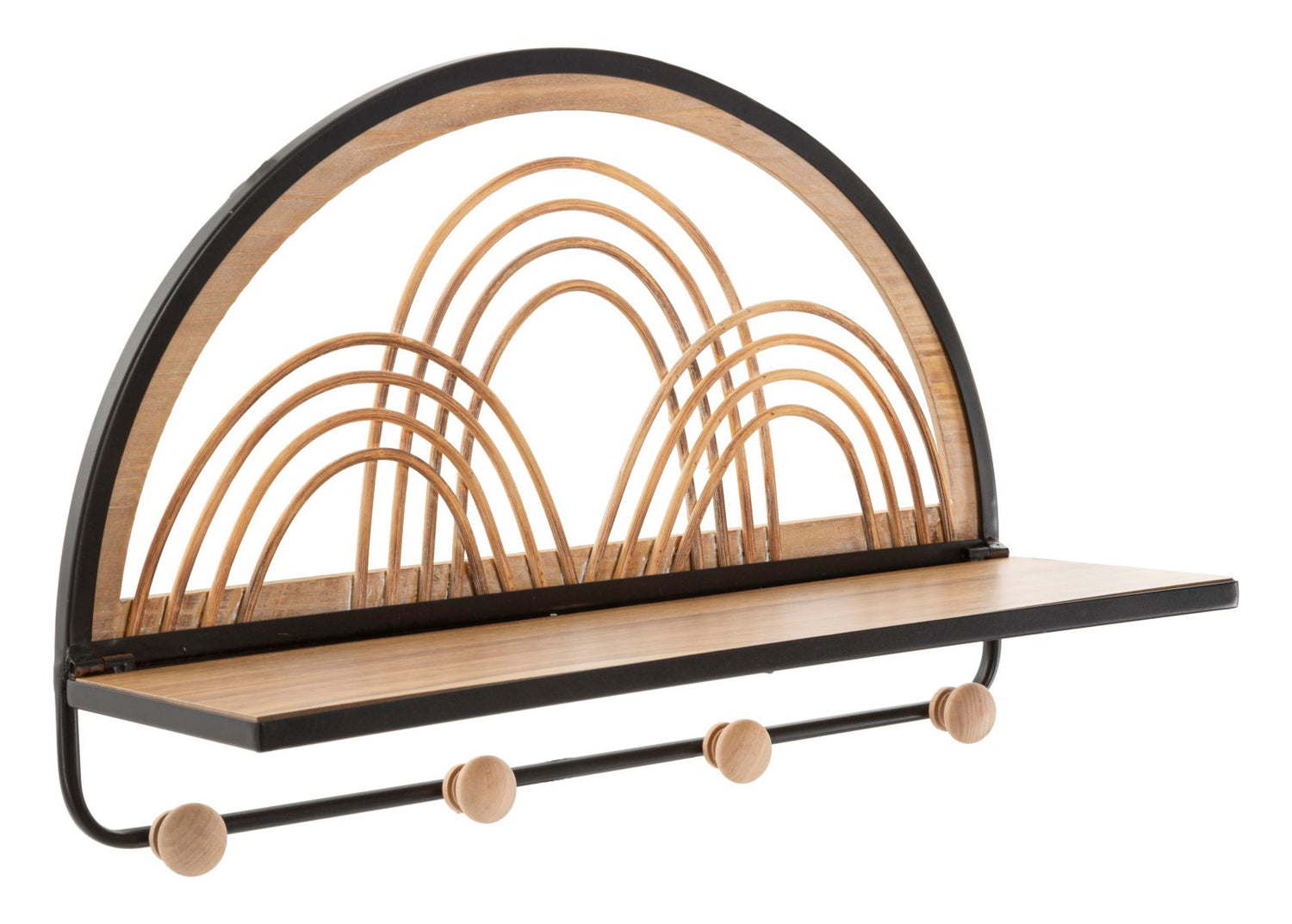 Wandplank Oporto Met Hangers 30x46x15.5 cm