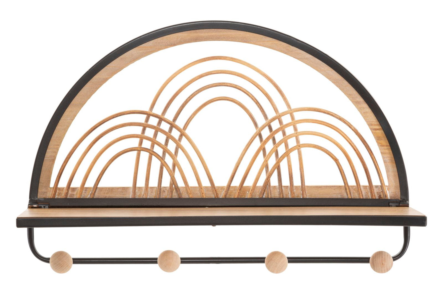 Wandplank Oporto Met Hangers 30x46x15.5 cm