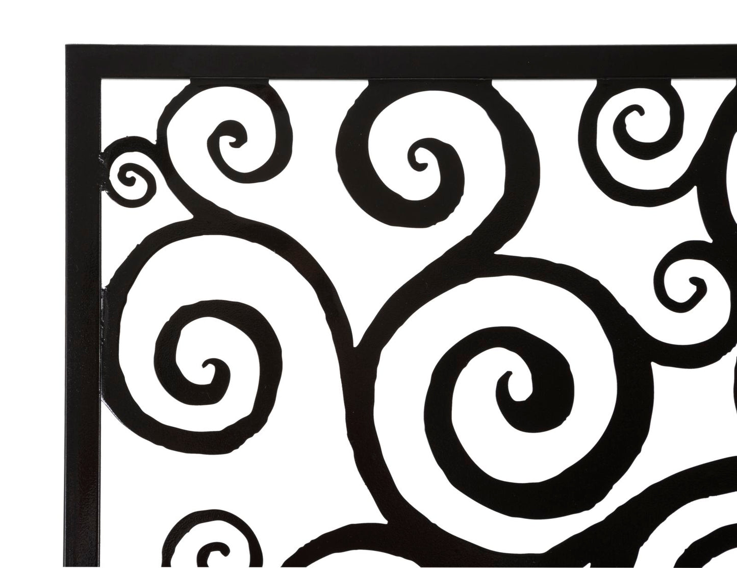 Ijzeren Wandpaneel Boom Met Lijst 100x100x1 cm