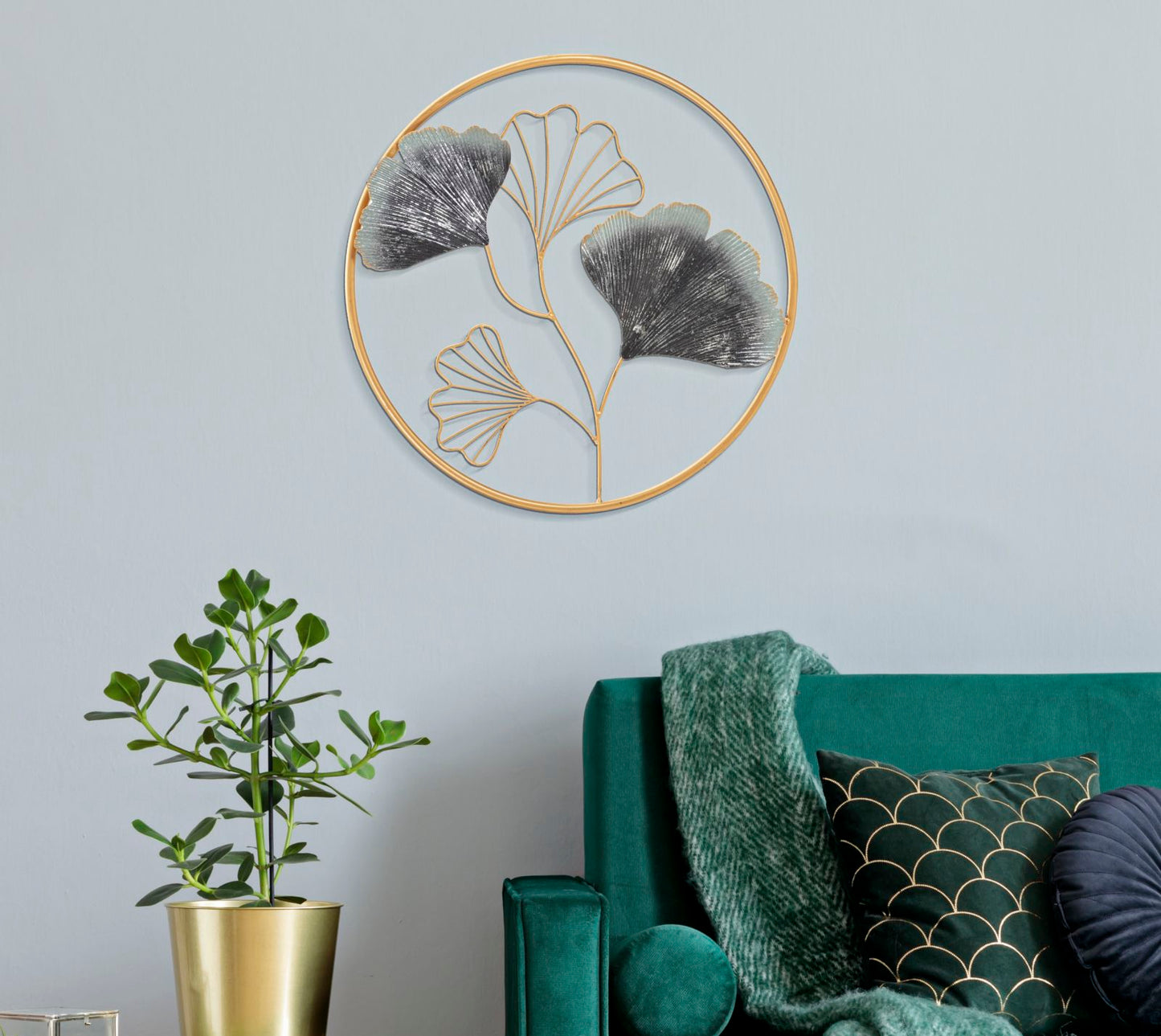 Wandpaneel Bloem Iron Glam 45.5x45.5x3.5 cm
