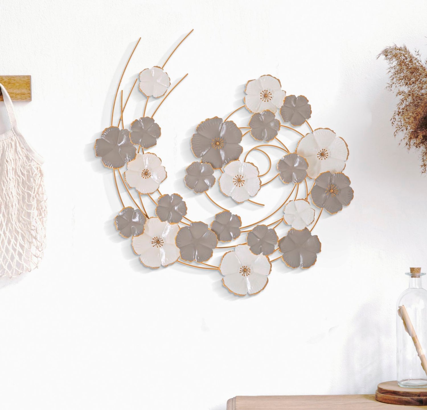 Wanddecoratie Lotly Glam 67.9x63.5x5 cm
