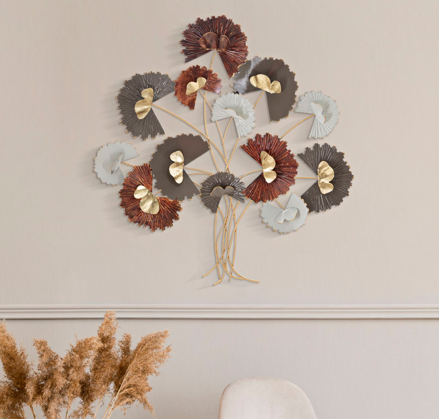 Wanddecoratie Reddy Glam 80x78x8 cm