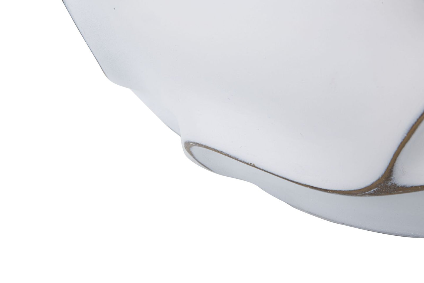 Gaspeau Polyresin Cachepot Met Lijnenpatroon 37x44x44 cm