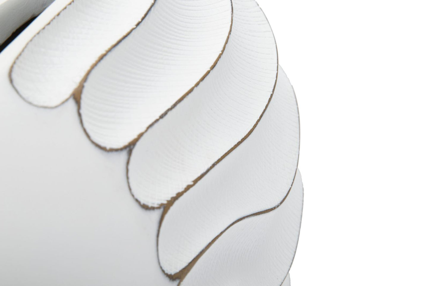 Decoratieve Vaas Polyresin Lijnen 24.5x34x11.5 cm