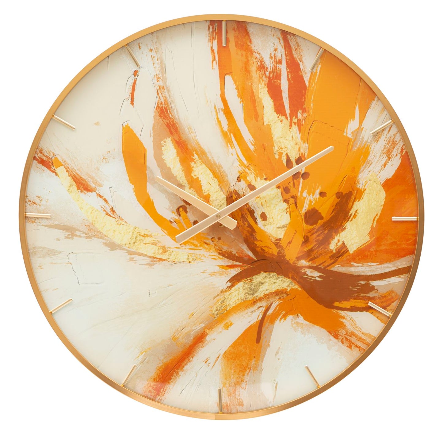 Wandklok Glas Toply Multicolor 60x5x5 cm