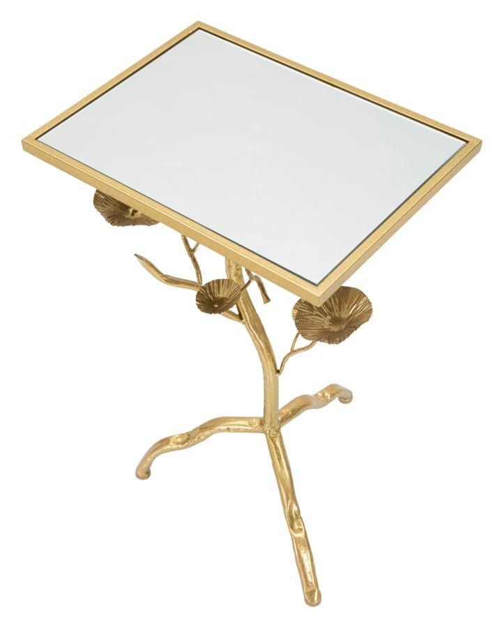 Tisty Bijzettafel Goud 60x40x30 cm