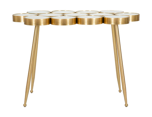 Bijzettafel Glam met Spiegelglas 70x100x55 cm